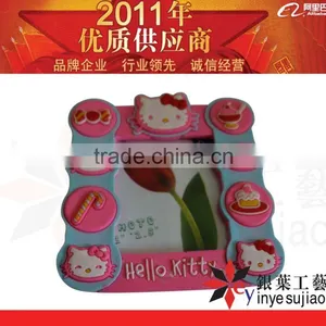 Hello Kitty Shape Rubber Photo Frame for Promotion thumbnail-1