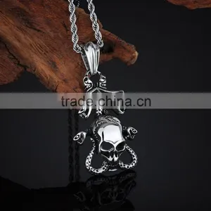 Fashion Stainless Steel 50 Cent Jewelry Pendant thumbnail-4