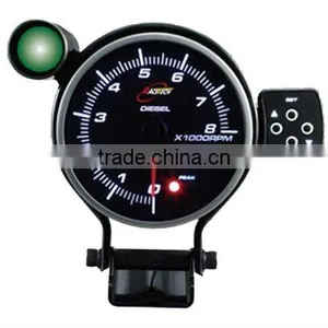 95mm Tachometer Gauge for Diesel With Warning & Peak Recall/ White/blue /amber LED thumbnail-1