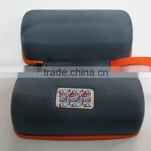 GC---Grey 1680D Polyester Fabric EVA Bag Package for Mini Bluebooth Speaker thumbnail-1