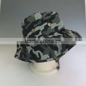 Custom Cheap Camouflage Bucket Hat thumbnail-5