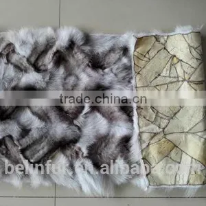 Best Quality Real Fox Fur Blanket Madein China thumbnail-3