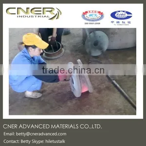 Cast Basalt Lined Steel Pipe, Cast Basalt Lined Pipe, SHS Ceramic Steel Pipe thumbnail-1