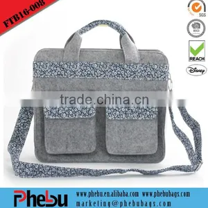 New Fashion Flower Lady Felt Laptop Bag(FTB16-008) thumbnail-1