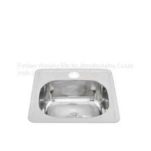 Small Size Cheap Price Single Square Bowl Kitchen Sink WY-3838A thumbnail-1