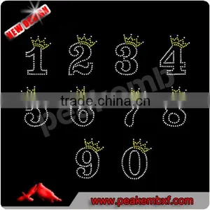 Beautiful Numbers Rhinestone Studs for Clothing thumbnail-1