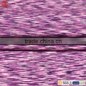 Polyester Lycra Space Dyed Yarn Fabric for Gym Wear thumbnail-5