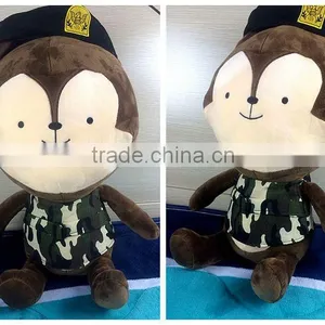 2016 Fashion New Fox Rabbit With Military Uniform Toy Descendants of the Sun Dolls thumbnail-5