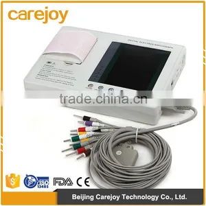 CE Certificated 3 Channel Color Touch Screen Digital Electrocardiograph ECG Machine thumbnail-1