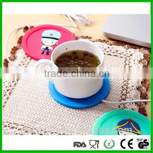 Cheap Wholesale Silicone Cup Coffee Coaster USB Heat Preservation for Winter thumbnail-2