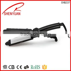 Hair Salon Mini Hair Straightener Flat Iron Professional LED Hair Styler Aluminium Plate Straightening Iron 200C thumbnail-1