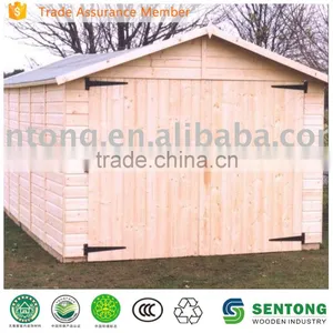 Practical Wooden Garage thumbnail-1