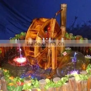 LED Musical Fountain Pump,Atomization Fountain Lamp,Small Scene Fountain thumbnail-1