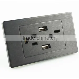 Multiple Socket Outlet Electrical Wall Socket and Switch With Usb Charger thumbnail-2