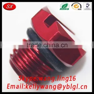 Dongguan Factory OEM Hot Sale New CNC Turning Billet Air Bleeder Screws For GM 2001-2016 Diesel Gold Fuel Filter thumbnail-5