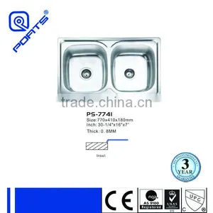 POATS PS-7741 Stainless Steel Sink Size:770x410x180mm thumbnail-1
