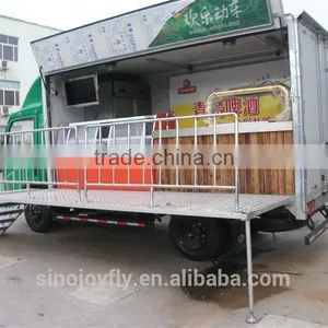 Wall Side Semi Trailer Bongo Cargo Drop Side Truck thumbnail-6