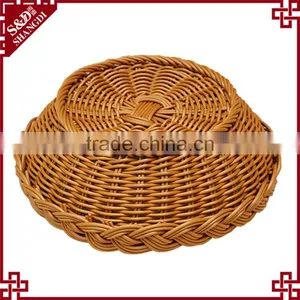 Plastic Rattan Empty Picnic Baskets Wholesale for Fruit Display thumbnail-6