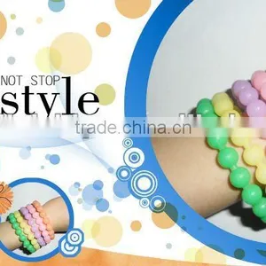 Fancy Silicone Beaded Bracelet thumbnail-1