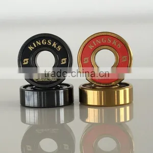 Skateboard Bearings Manufacturer of Kingsk8 Black Si3N4 Ceramic Ball Skateboard Bearings thumbnail-2