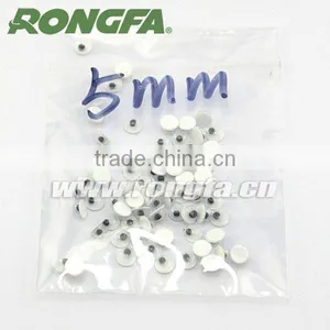 6mm 7mm 8mm 10mm Round Black Plastic Toys Wiggle Eyes thumbnail-6