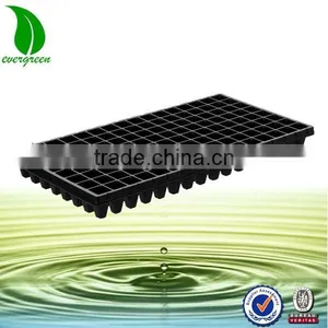 128 Cell Plastic Flower Seeding Tray for Greenhouse Plant Germination thumbnail-1
