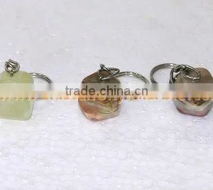 TOP PAKISTANI NATURAL STONE ONYX KEY CHAINS HANDICRAFTS thumbnail-4
