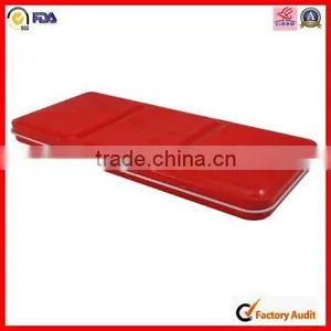 Factory Custom Rectangle Metal Pencil Box thumbnail-1