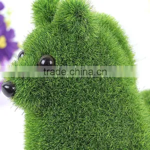 Creative Potted Decor Handcraft Flocking Artificial Alpaca Animals thumbnail-4