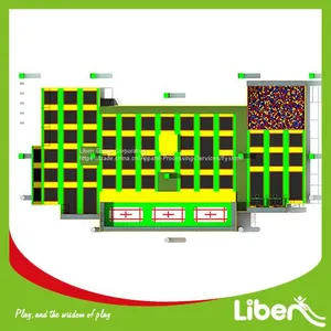 Indoor Adult Trampoline Park for Commercial thumbnail-3