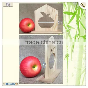 Unfinished Cute Die Cutting Wood Key Rack Holder thumbnail-1