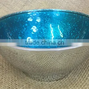 Enamel Metal Bowl | Food Grade Aluminium Blue Enamel Serving Bowl thumbnail-1