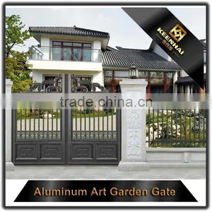 2017 Latest Powder Coated Aluminum Garden Front Gate thumbnail-2