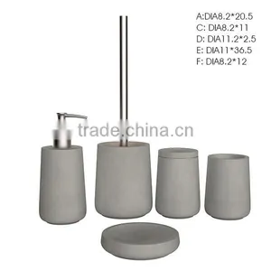 Classical Pattern Concrete/cement Bathroom Accessories Sets,best Selling China Bathroom Accessories thumbnail-3