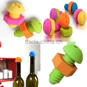 FDA LFGB Food Grade Standard Silicone Rubber Wine Bottle Stopper thumbnail-1