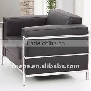 EOE Office Hotel Sofa Living Room Leather Sofa thumbnail-5