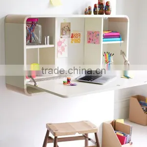 New Arrival Pull-Down Desk Wall Mounted Folding Table for Living Home Room MDF Wood Wall Shelf Wall Mounted Study Table thumbnail-1