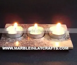 Marble Candle Lamps, Stone Candle Lamp, Soapstone Candle Lamp thumbnail-1