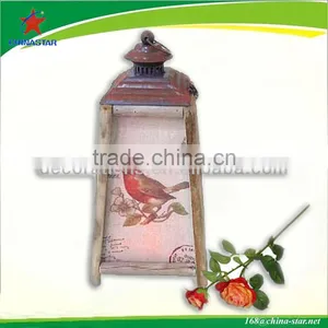 Christmas Wood Lanterns With Drawing thumbnail-1