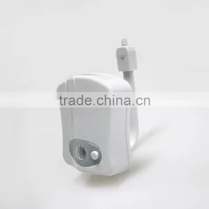 Indoor Night Lighting Bathroom Toilet LED Motion Sensor Colorful Lightbowl thumbnail-1