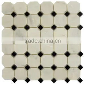 MM-CV321 Super Quality Home Decoration Natural Stone Octagon Mosaic Tile thumbnail-1