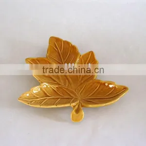 Maple Leaf Hotel Decorative Ceramic Plate thumbnail-1