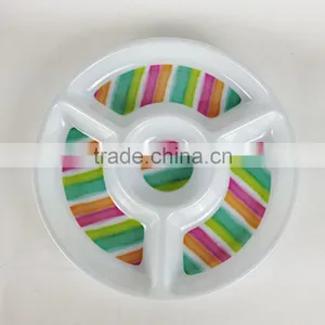 Meneed 38cm,490gram Cold Appetizers Round Melamine Dipping Dish thumbnail-1