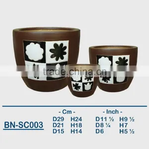 Vietnamese Ceramic Indoor Pot/ Indoor Planter BN-SC003 thumbnail-1