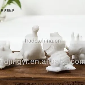 White Dinosaur for Children Day With Soft Plastic Dinosaur Toys thumbnail-2