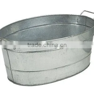 Galvanized Oval Household Party Tub thumbnail-1