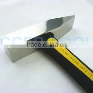 Stainless Steel Rubber Handle Hammer Cross Pein Engineers thumbnail-2