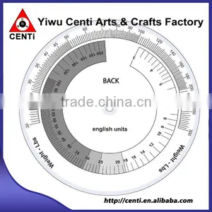 Custom Imprinted White Gloss Vinyl Plastic 3 Wheel BMI Calculator thumbnail-5