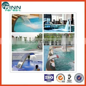 Outdoor Massage Stainless Steel Waterfall Spa Artificial Waterfall thumbnail-1