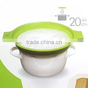 Flexible Silicone Lid Colorful Universal Silicone Lid Hot Pot Pan thumbnail-2